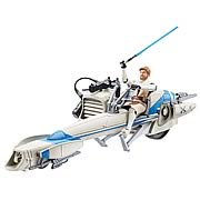 Star Wars Clone Wars Obi-Wan Kenobi with Speeder Bike
